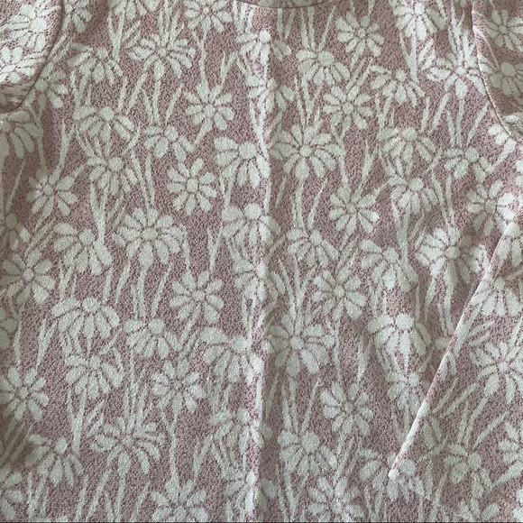 Le Petit Coco Pink/White Floral Shimmer Set Sz 3y - Picture 3 of 7